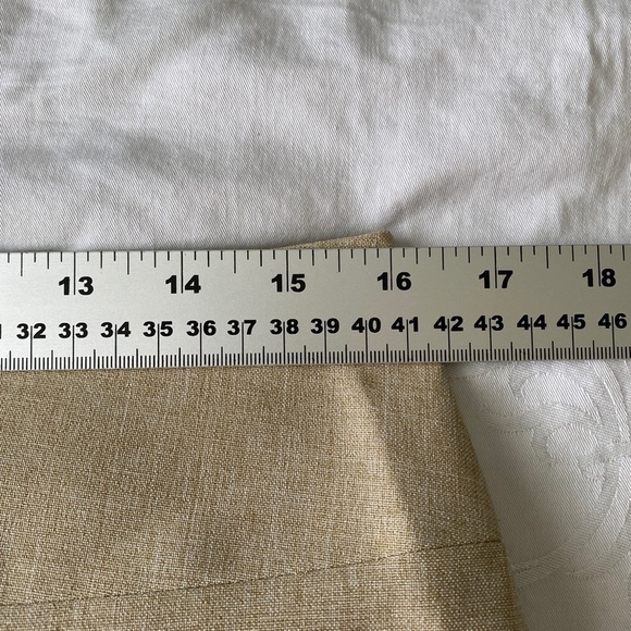 Beechers Brook Women's Cream/Tan Straight Midi Lined Skirt Size 10‎ Professional - Picture 8 of 13